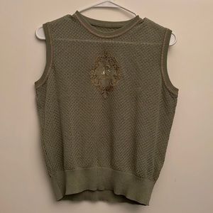 Knit sweater vest